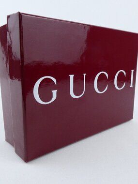 Gucci Gift Box Burgundy Red Small ~ 6 x 4 x 2 inches Empty Gift Box Authentic